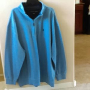 US Polo Assn pullover 3X 1/4 zip Top blue New